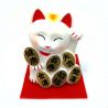 Chat manekineko tirelire japonaise porte bonheur, KOUN NOMAMORI