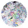 Lot of 50 Japanese stickers, Kawaii reflection stickers-HANSHA