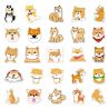 Lot de 50 autocollants japonais,Stickers Kawaii Chien Shiba-SHIBAINU