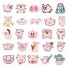 Lot de 50 autocollants japonais,Stickers Kawaii Cochons-BUTA