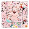 Set di 50 adesivi giapponesi, Kawaii Pig Stickers-BUTA