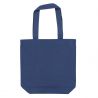 Marineblaue Shiba-Hund-Einkaufstasche aus 100 % Baumwolle – AOI SHIBA