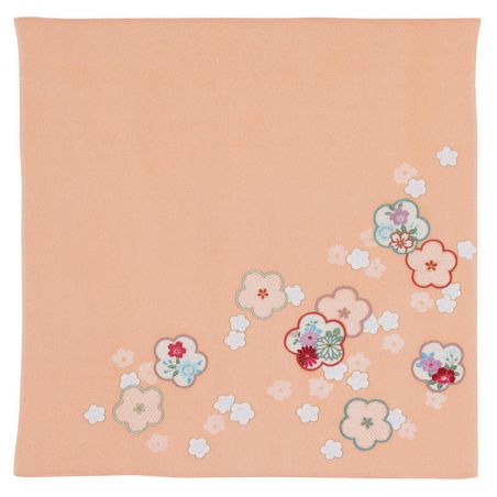 Japanisches Furoshiki mit reversiblem Baumwollpflaumenmuster, ISA MONYO