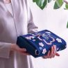 Furoshiki giapponese sakura blu navy,SAKURA NO HANA