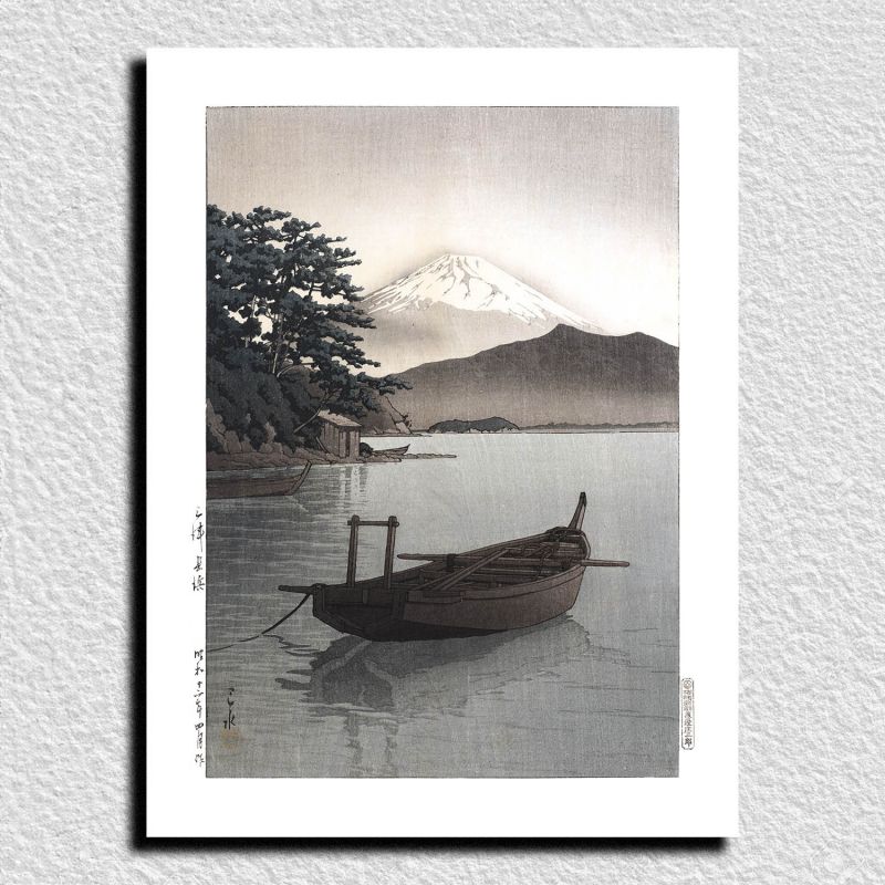 print reproduction of Kawase Hasui, Nagahama to Mito