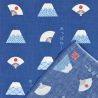Mouchoir japonais en coton motivo Mont Fuji, "Appreciate it" 43 x 34 cm
