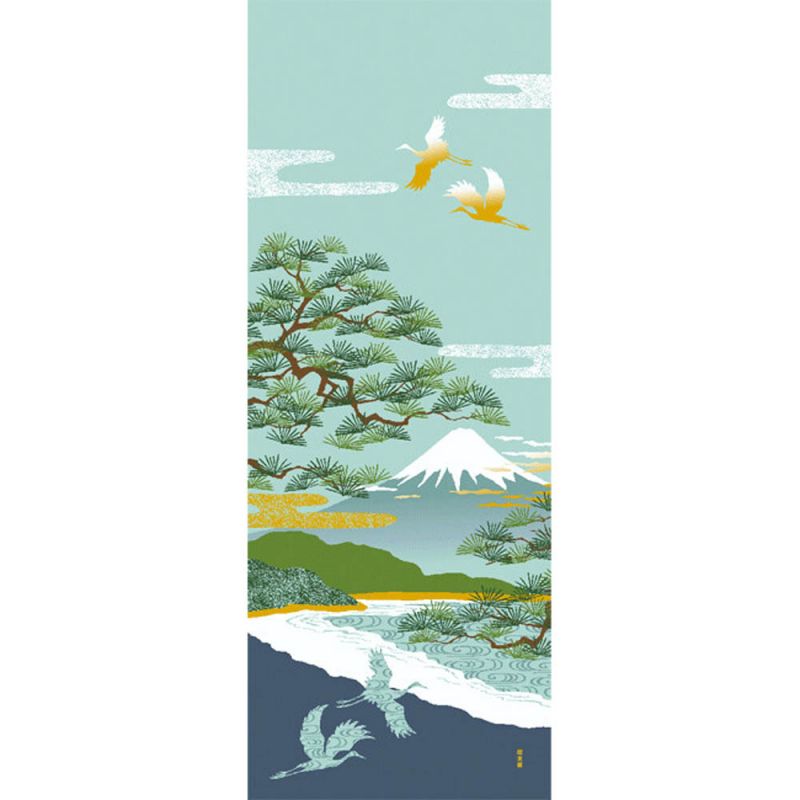 Baumwollhandtuch, TENUGUI, Miho Matsubara, Landschaft