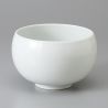 tazón de sopa japonés de cerámica, SHIRO, blanco
