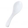 Japanese ceramic spoon, white, SHIRO 2