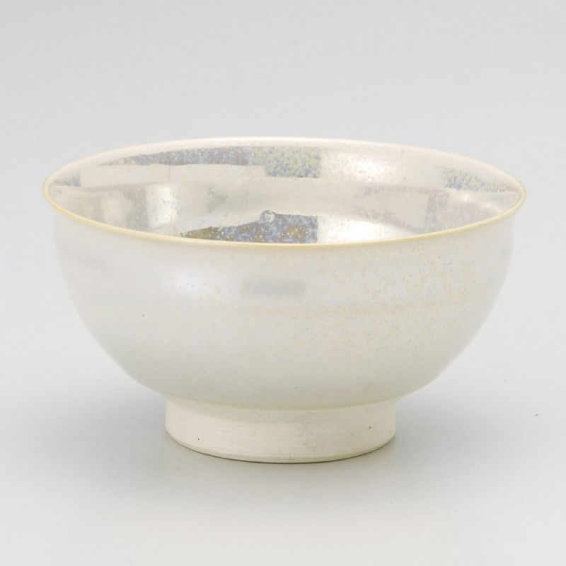 Japanese ceramic tea cup, pearl effect - PARUPINKU