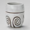 Japanische graue Keramik-Teetasse, NARUTO
