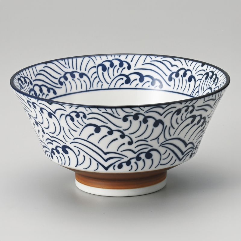 Japanische Keramik Donburi Schüssel - NAMI