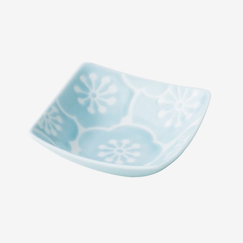 Small Japanese ceramic bowl, blue and white - UME
