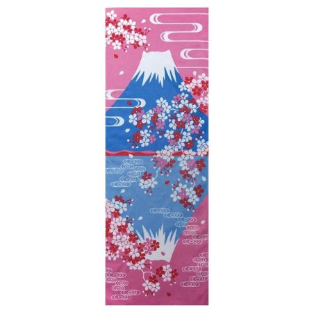 Asciugamano in cotone, TENUGUI, FUJI SAKURA