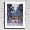 Japanese print, Toshogu Shrine, YOSHIDA HIROSHI