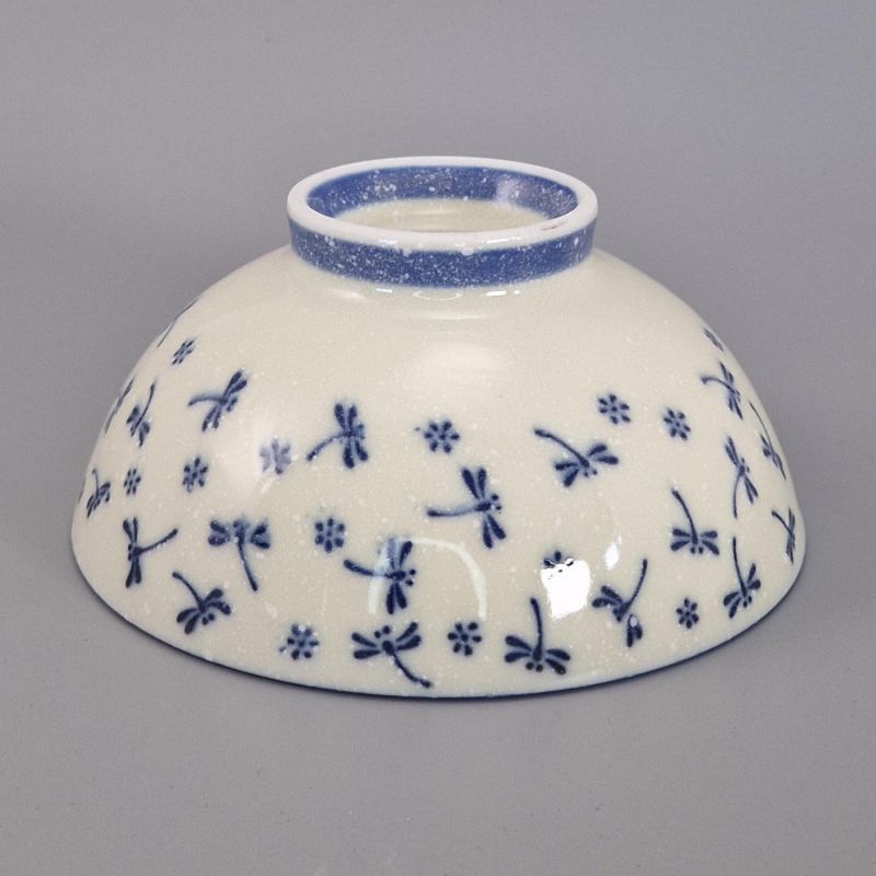 Cuenco de arroz de cerámica japonés, KOYUKI TOMBO, libélula