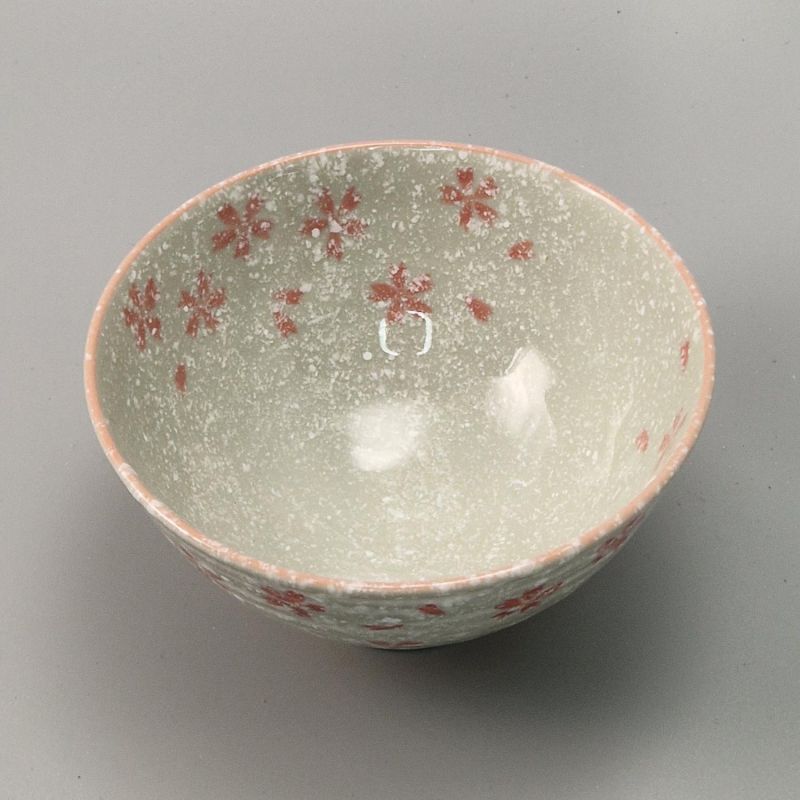 Ciotola di riso in ceramica giapponese, SAKURA, rosa