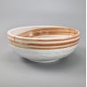 japanese bowl in ceramic Ø17x6,2cm HISUI white and orange