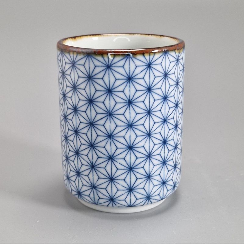 tasse bleue japonaise en céramique ASANOHA