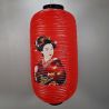 Plafoniera lanterna in PVC, GEISHA, rossa