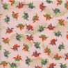 large sheet of Japanese paper, YUZEN WASHI, pink, Clouds on paper cranes