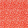 grande feuille papier japonais, YUZEN WASHI, rouge, motif Arabesque 