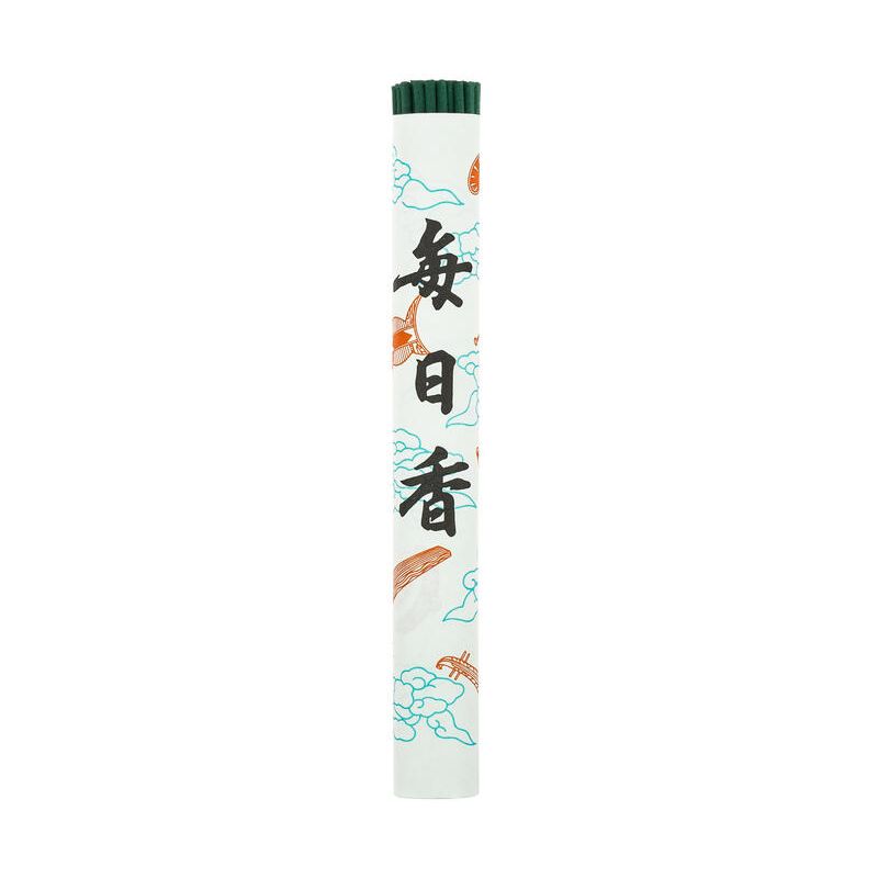 40 sticks of incense in roll, MAINICHIKOH VIVA, Sandalwood and Pine