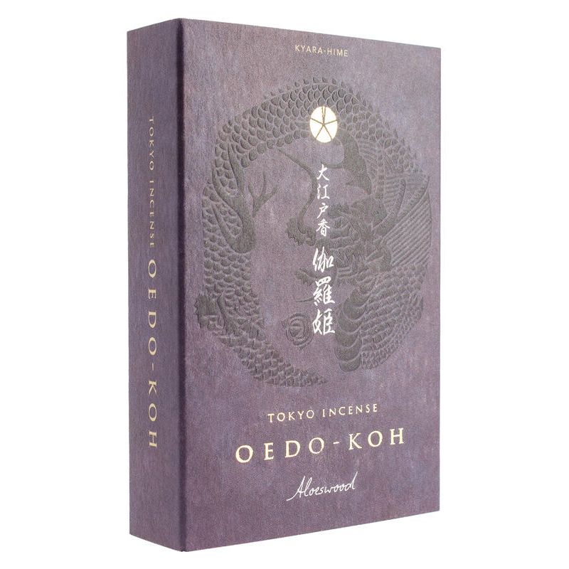 Wooden box of Paulownia 60 sticks, OEDO KOH ALOESWOOD, Aloe wood