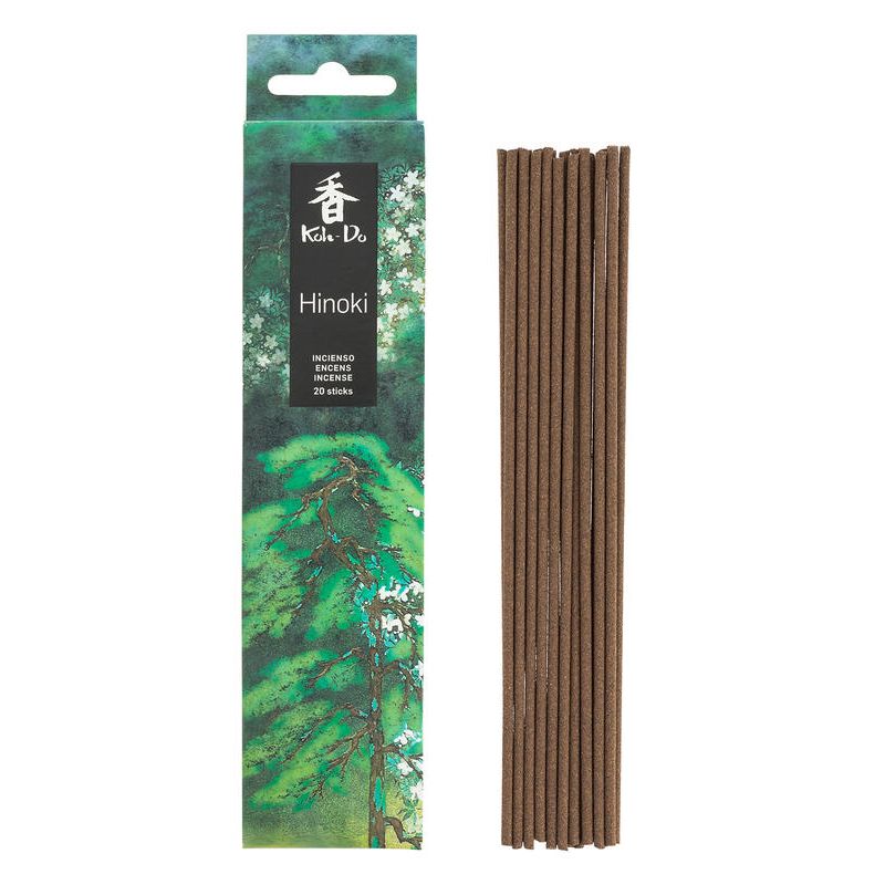 Box of 20 incense sticks, KOH DO - HINOKI, Japanese Cedar