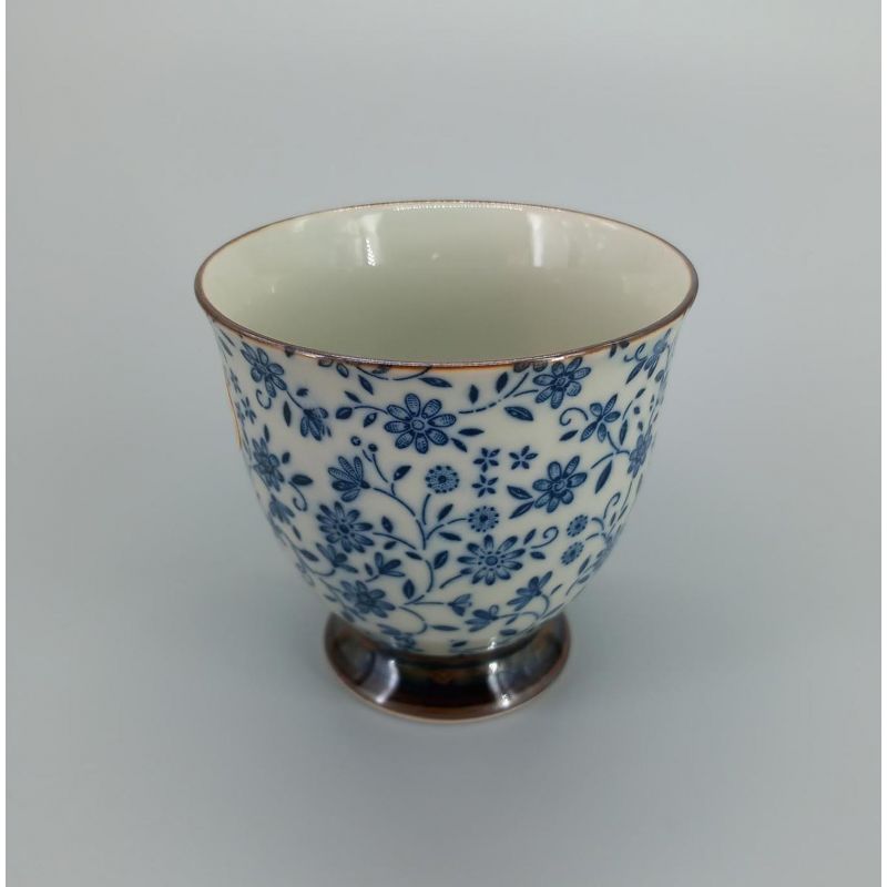 Taza de té japonesa de ceramica, SUÎTO azul