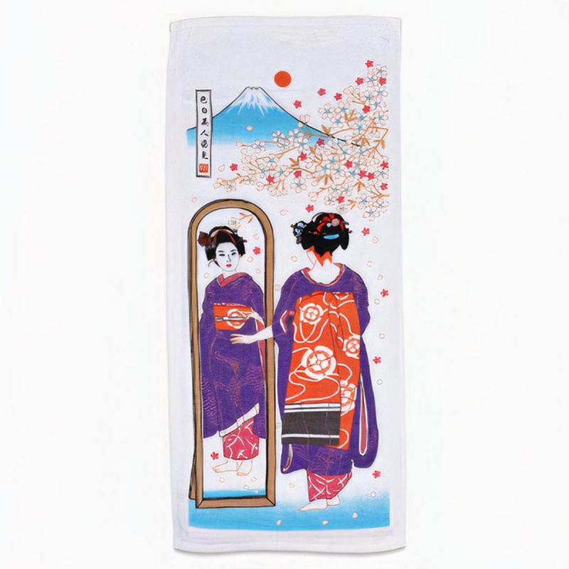 Serviette de toilette en coton, Fushigi towl MAIKO SUGATAMI