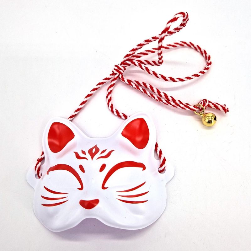 Mini chat mask NEKO japonais traditionnel, Sakura