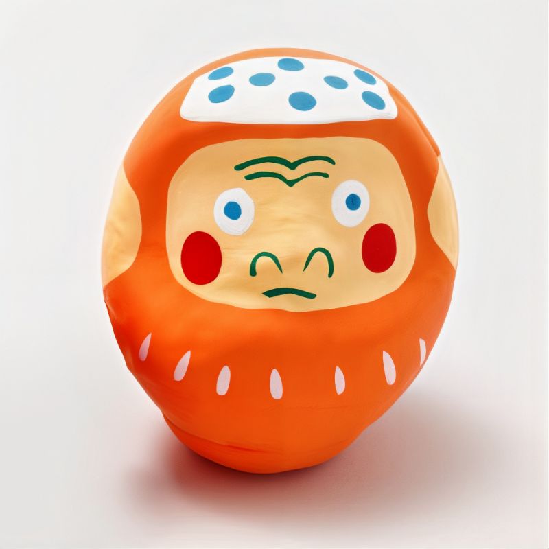 Japanische Puppe, DARUMA in heißen Quellen, Onsen