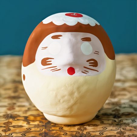 Japanese doll, DARUMA, Chocolate cherry whipped cream cake, COFFEE