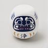 Japanese doll, DARUMA, white, iwaza