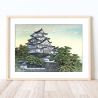 print reproduction of Kawase Hasui, Himeji castle, Himeji shatu