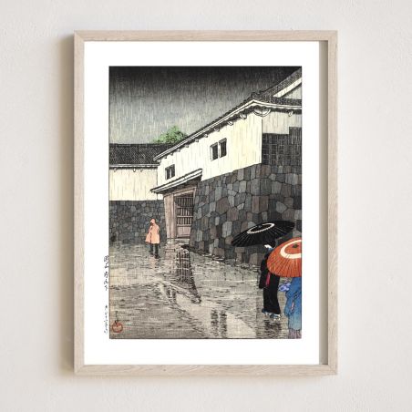 Druckreproduktion von Kawase Hasui, Unter Uchiyama in Okayama