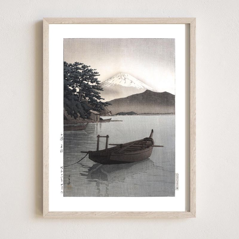 print reproduction of Kawase Hasui, Nagahama to Mito