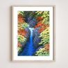 print reproduction of Kawase Hasui, Azuma Gorge, Azuma Kyo