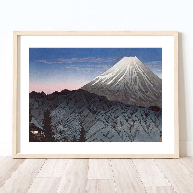 Reproduktion eines japanischen Drucks, Berg Fuji von Hakone von Hiroaki Takahashi