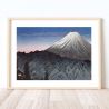 Reproduction d'estampe japonaise, Le mont Fuji de Hakone par Hiroaki Takahashi