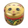 Duo of Japanese tea canisters round cat, NEKO, 150gr