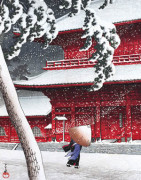 inverno e neve - Kawase Hasui